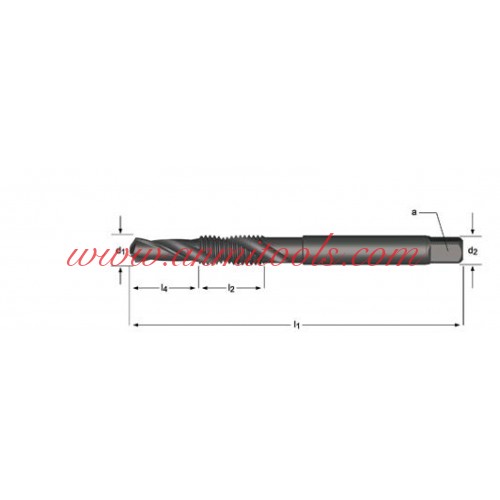 UNC Combi Taps Spiral Flute 30° Dormer E651  UNC Combi Taps Spiral Flute 30° Dormer E651